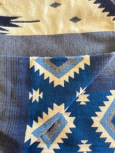 Alpaca Blanket - NATIVA STYLE (6' x 7') - Assorted Colors 20265 - Blue.