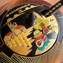 Ecuador Sugar Container - Handmade in Wood - DARK BROWN (Middle of the Earth)