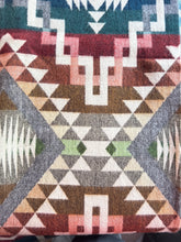 Alpaca Blanket - SWEET WATER STYLE (6' x 7') - Assorted Colors 202616 - Green, Brown.