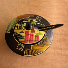 Ecuador Sugar Container - Handmade in Wood - DARK BROWN (Guayaquil, EC)