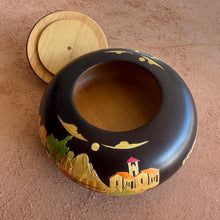 Ecuador Jewlery Jar - Handmade in Wood