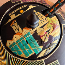 Ecuador Sugar Container - Handmade in Wood - DARK BROWN (Middle of the Earth 2) - Floor Unit