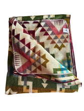 Alpaca Blanket - SWEET WATER STYLE (6' x 7') - Assorted Colors 202613- Blue, Green, Purple.