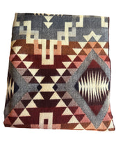 Alpaca Blanket - SWEET WATER STYLE (6' x 7') - Assorted Colors 202614 - Gray, Brown.