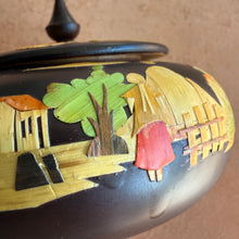 Ecuador Jewlery Jar - Handmade in Wood