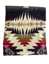 Alpaca Blanket - SWEET WATER STYLE (6' x 7') - Assorted Colors 202622 - Purple, Salmon, Yellow.