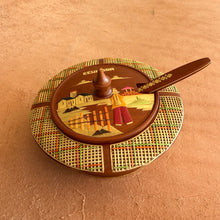 Ecuador Sugar Container - Handmade in Wood - CARAMEL BROWN
