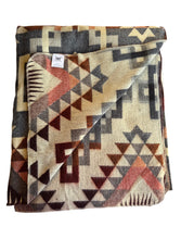 Alpaca Blanket - SWEET WATER STYLE (6' x 7') - Assorted Colors 202614 - Gray, Brown.