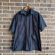 Rustic & Savage - GUAYABERA - Black & Red