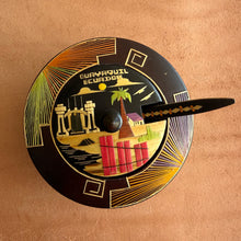 Ecuador Sugar Container - Handmade in Wood - DARK BROWN (Guayaquil, EC)