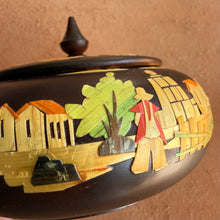 Ecuador Jewlery Jar - Handmade in Wood