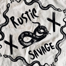 Rustic and Savage Bandana - OFF WHITE