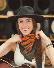 * Moo-chila “Keep Mooving" Bandana - GREEN & ORANGE
